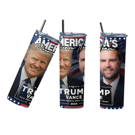 Trump/Vance America's Dream Team Tumbler